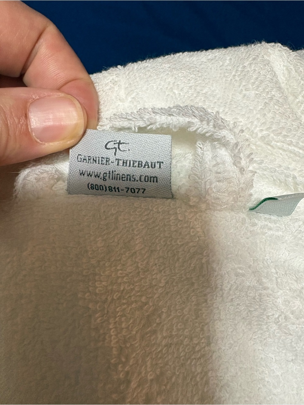 La Mer LUXURY Terry Bathrobe Plush WHITE Robe XL Women men unisex Green logo - Picture 3 of 6